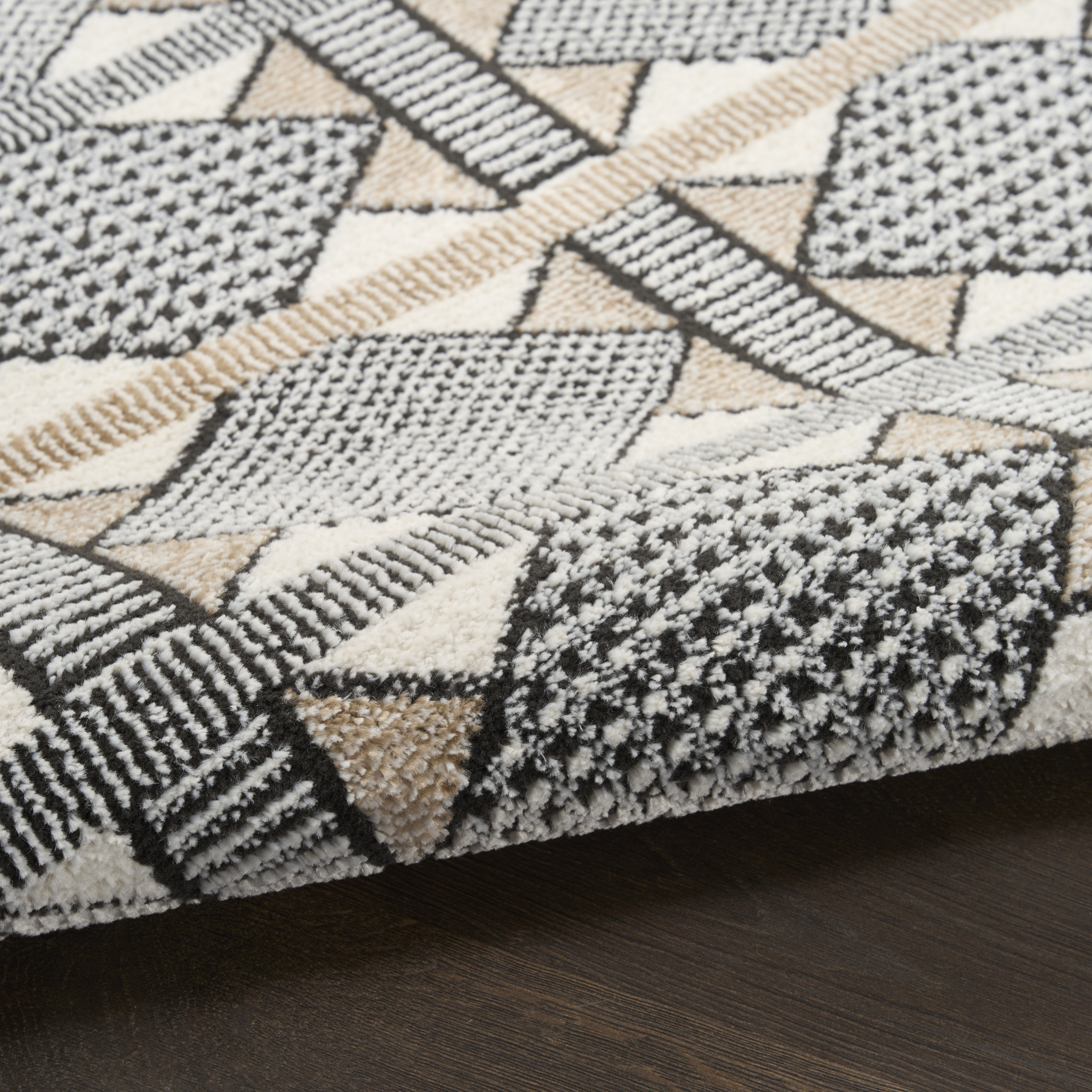 Nourison Nordic 8' x 10' Ivory Multicolor Modern Indoor Rug