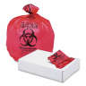 Boardwalk,  LLDPE Liner, 16 gal Capacity, 24 in Wide, 32 in High, 1.3 Mils Thick, Red