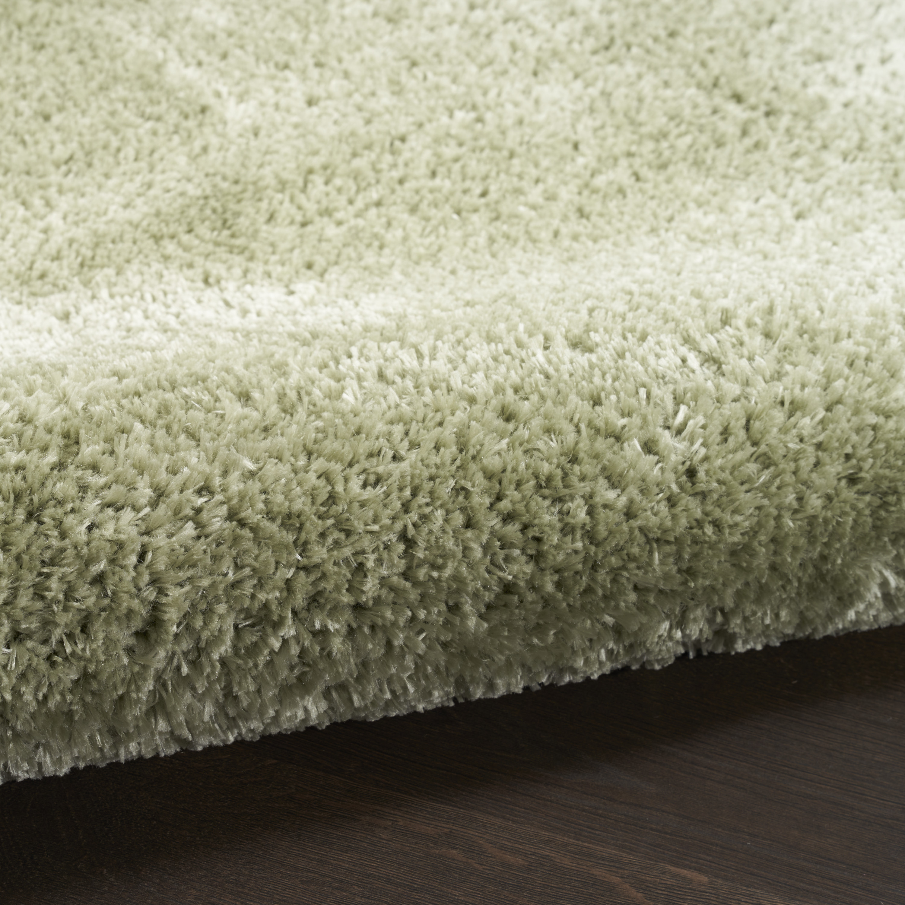 Nourison Pacific Shag 7'10" x 9'10" Green Shag Indoor Rug