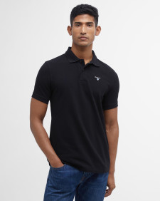 Sports Short-Sleeved Polo Shirt Classic Black