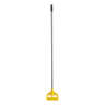 Rubbermaid Commercial, Invader Vinyl Aluminum Wet Mop Handle, 60", Metal