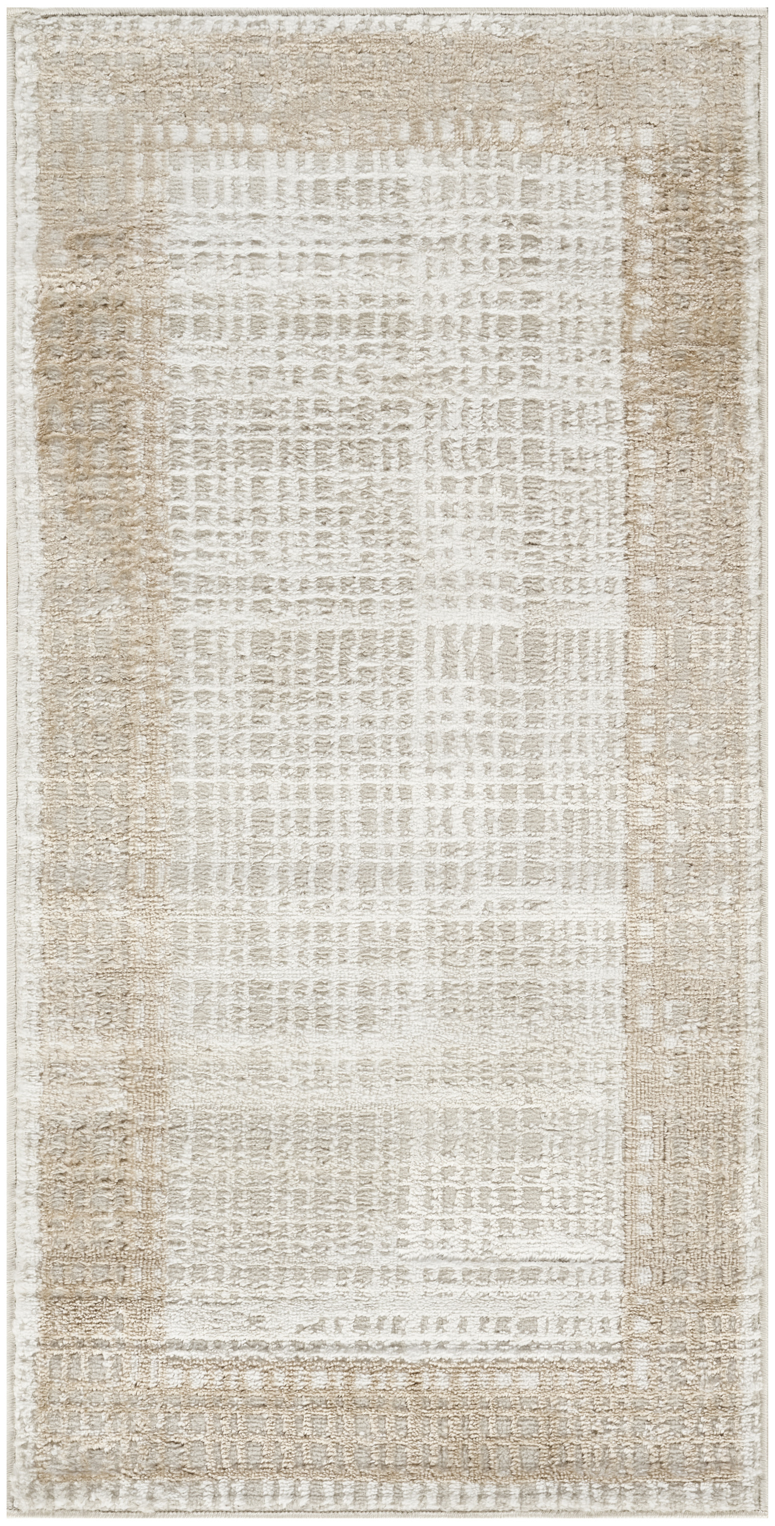 Nourison Dekor 2' x 4' Ivory Beige Modern Indoor Rug