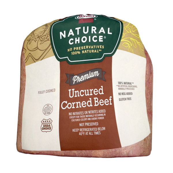 NATURAL CHOICE(r) Uncured Corned Beef, 2pc . C1N1 - Front No Plunge In Package (Hi Res)