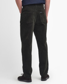 Stretch Cord Regular Trousers Forest