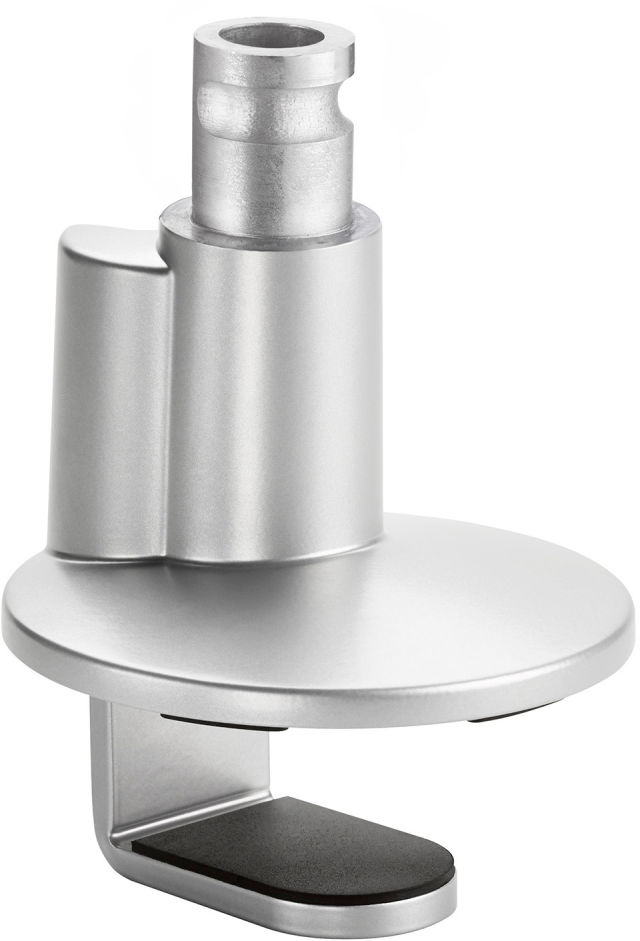 Includes edge clamp, drill screw, and grommet mount options.