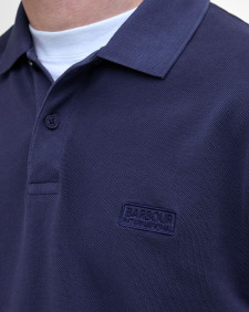Roland Garment Dyed Polo Shirt Pigment Navy