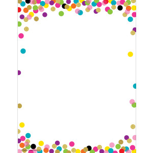 Confetti Computer Paper, 50 Sheets