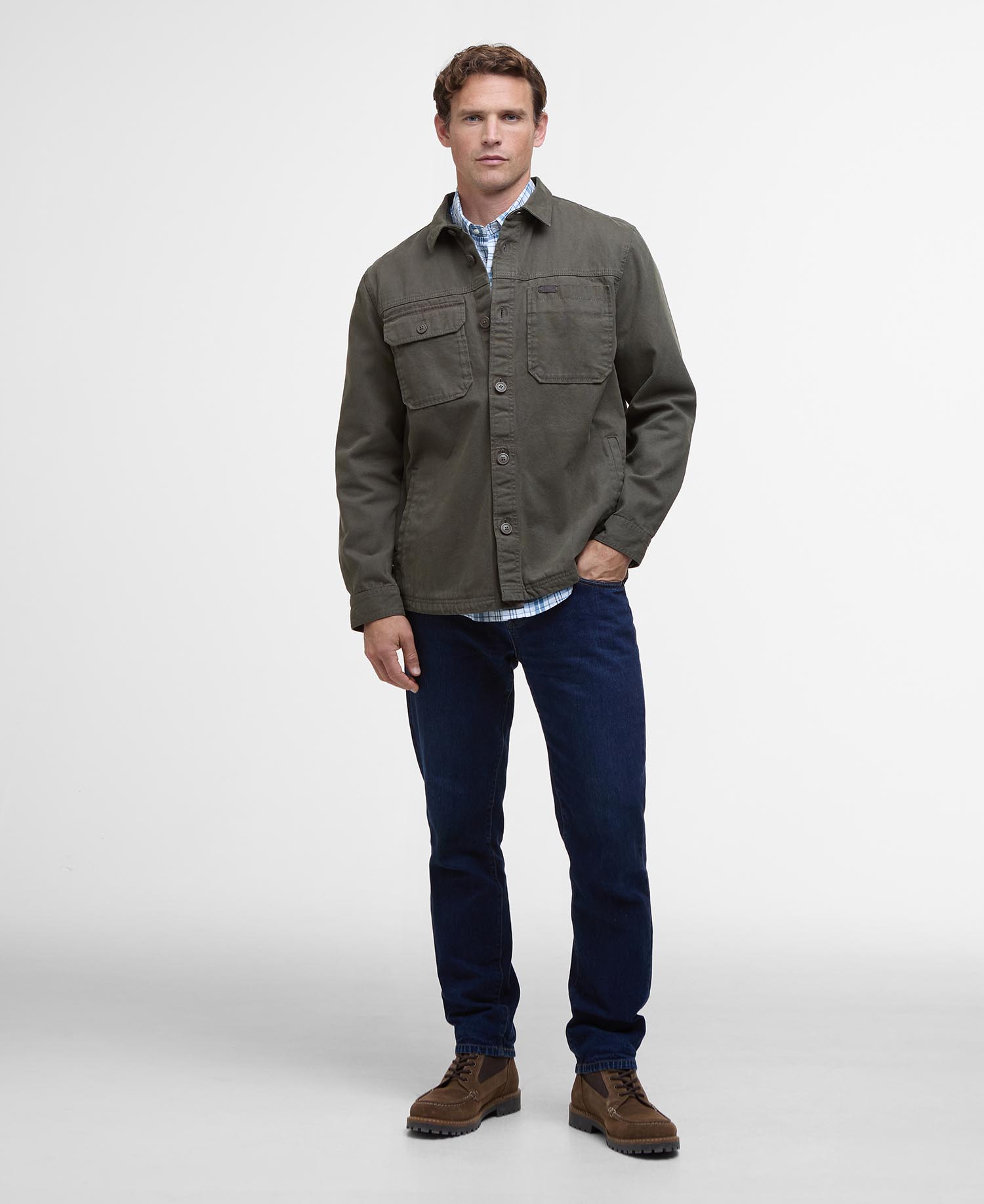 Overshirt in tela Lingfield image number 1