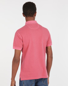 Washed-Out Sports Polo Shirt 