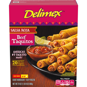 Salsa Roja Beef Corn Taquitos | 20 pcs