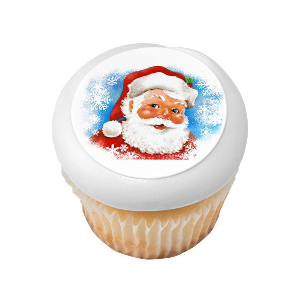 Classic Santa Caucasian PhotoCake® Edible Image®