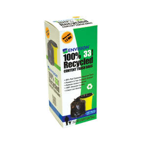 NSN8105015173667, AbilityOne®, SKILCRAFT LLDPE TRC Liner, 33 gal Capacity, 33 in Wide, 39 in High, 1.3 Mils Thick, Brown