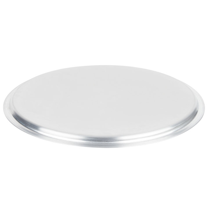 14 ⅞-inch Wear-Ever® domed aluminum cover with satin finish in dipped handle