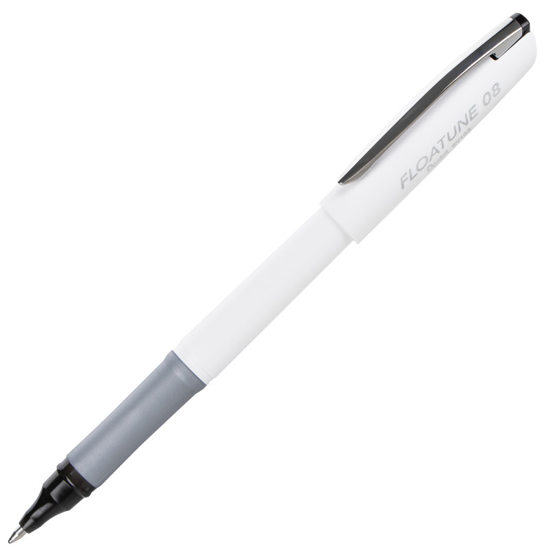 FLOATUNE Rollerball, 0.8mm, Medium Line, Black Ink, 1 Dozen