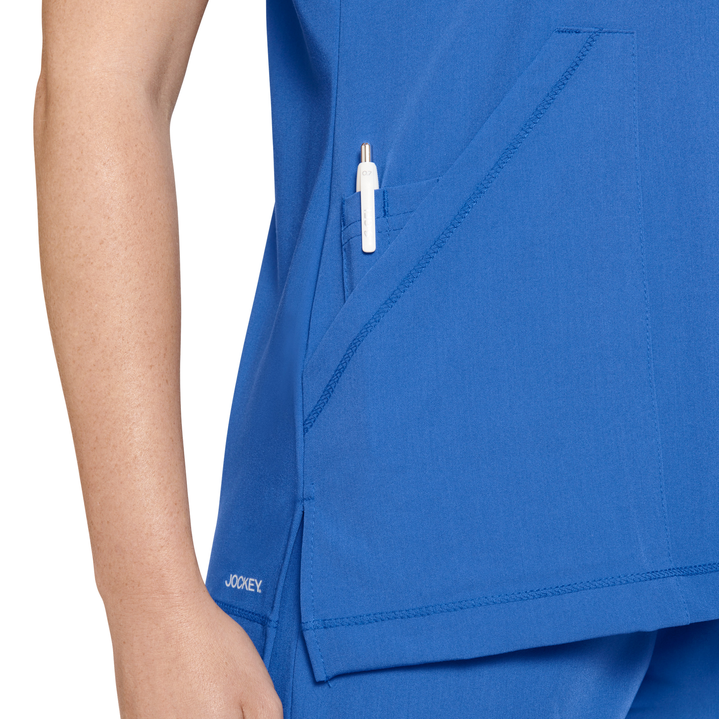 Jockey Women's Comfort Crew Scrub Top - Picture 25 of 29