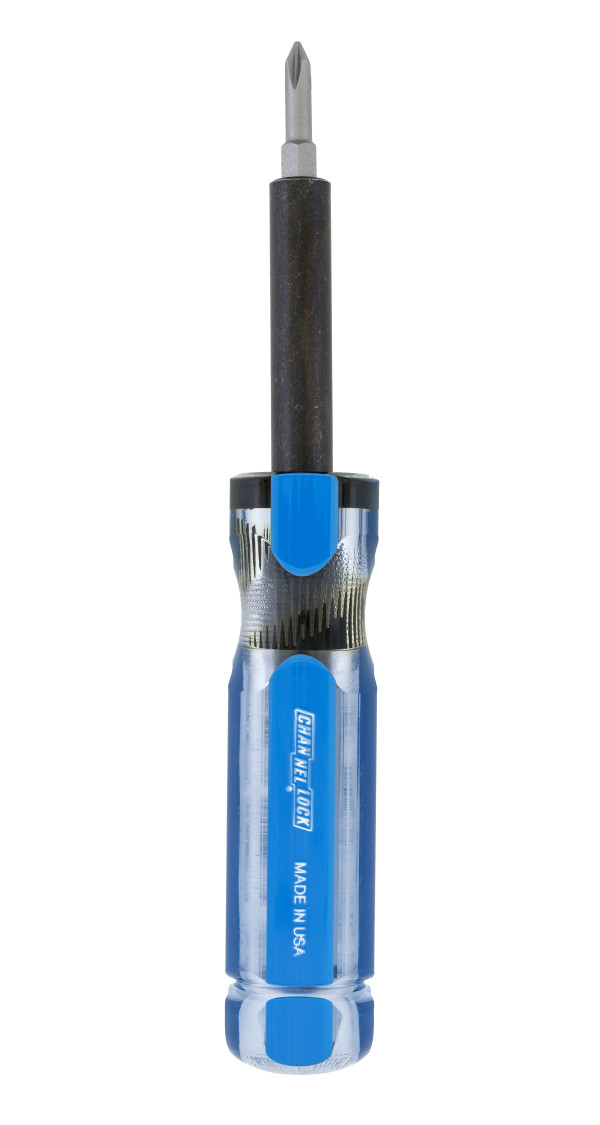 Channel Lock 61A 6-In-1 Professional Multi-Bit Screwdriver - Screw Drivers