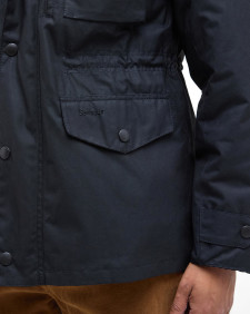 Sapper Waxed Jacket Black-Classic