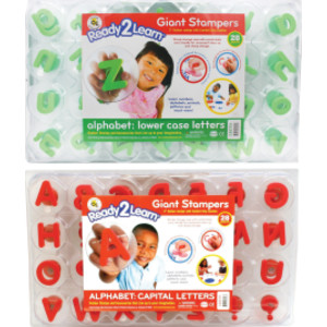 Giant Stampers - Alphabet - Uppercase & Lowercase - Set of 56
