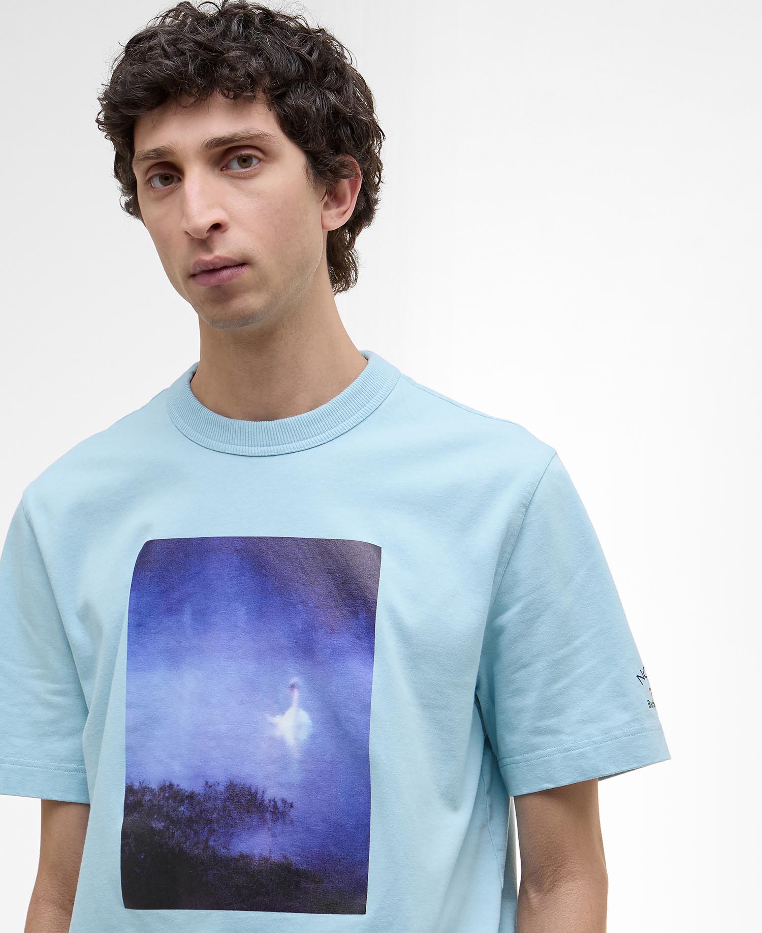 Barbour x NOAH T-Shirt Archive Swan image number 3