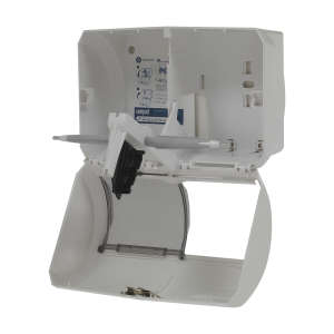 GEO56797A, Georgia Pacific,  Compact 2-roll Side-by-side Coreless High-capacity Toilet Paper Dispenser, White