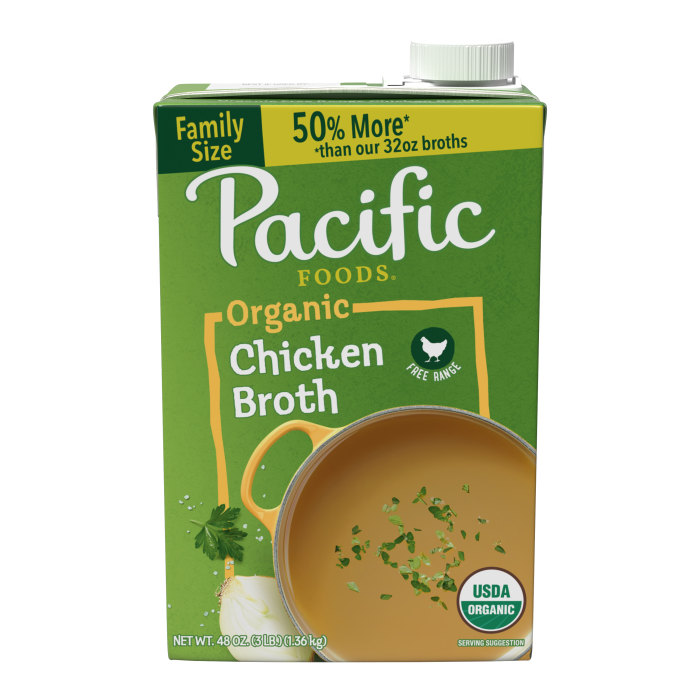 Organic Free Range Chicken Broth 48oz