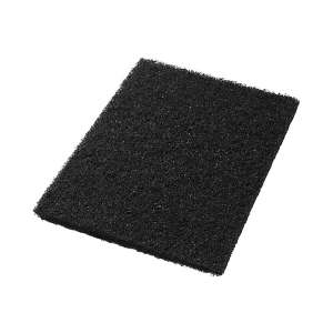 Hillyard, Trident® Stripping Rectangular Floor Pad, 14"x20, Black