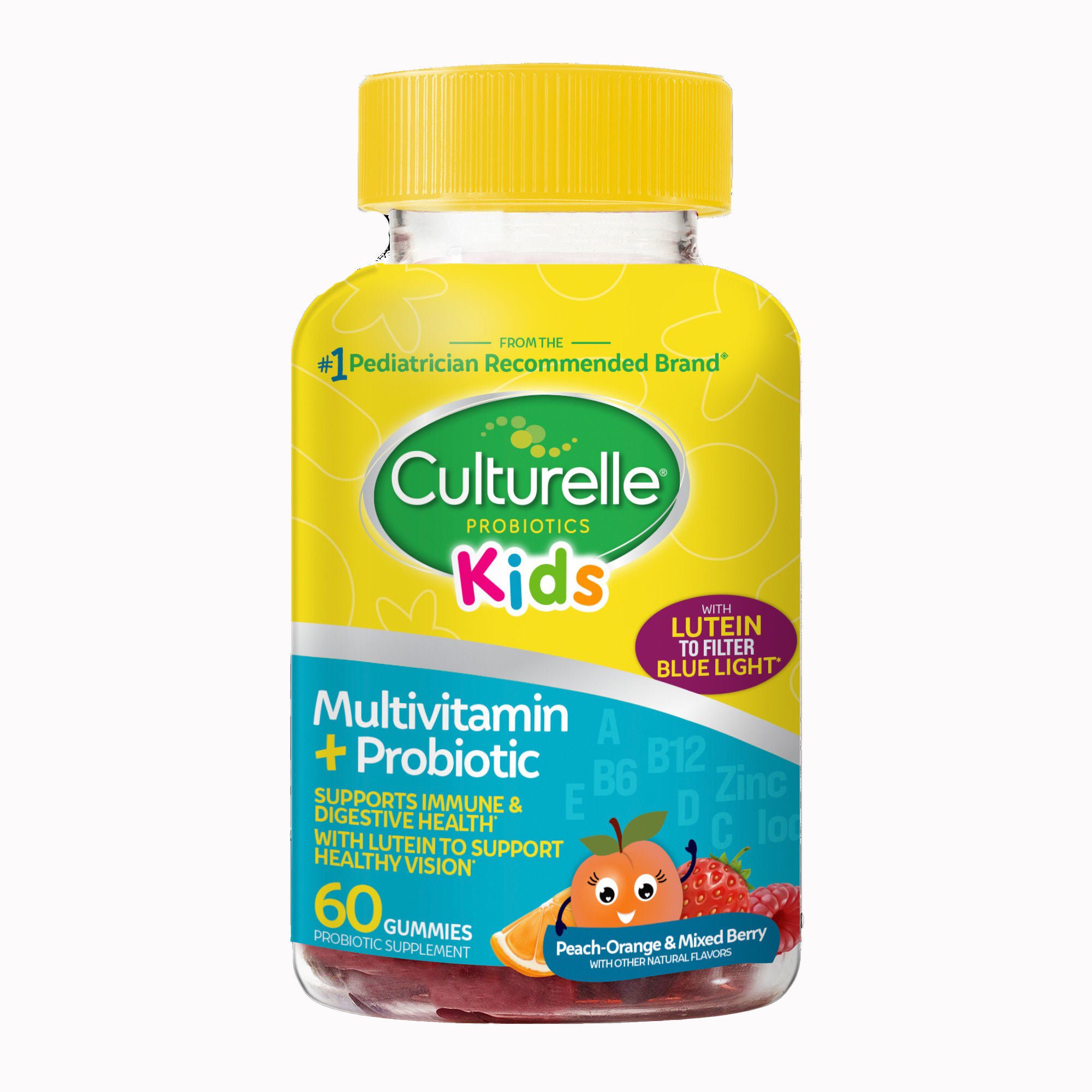 Culturelle® Kids Multivitamin + Probiotic Gummies with Lutein