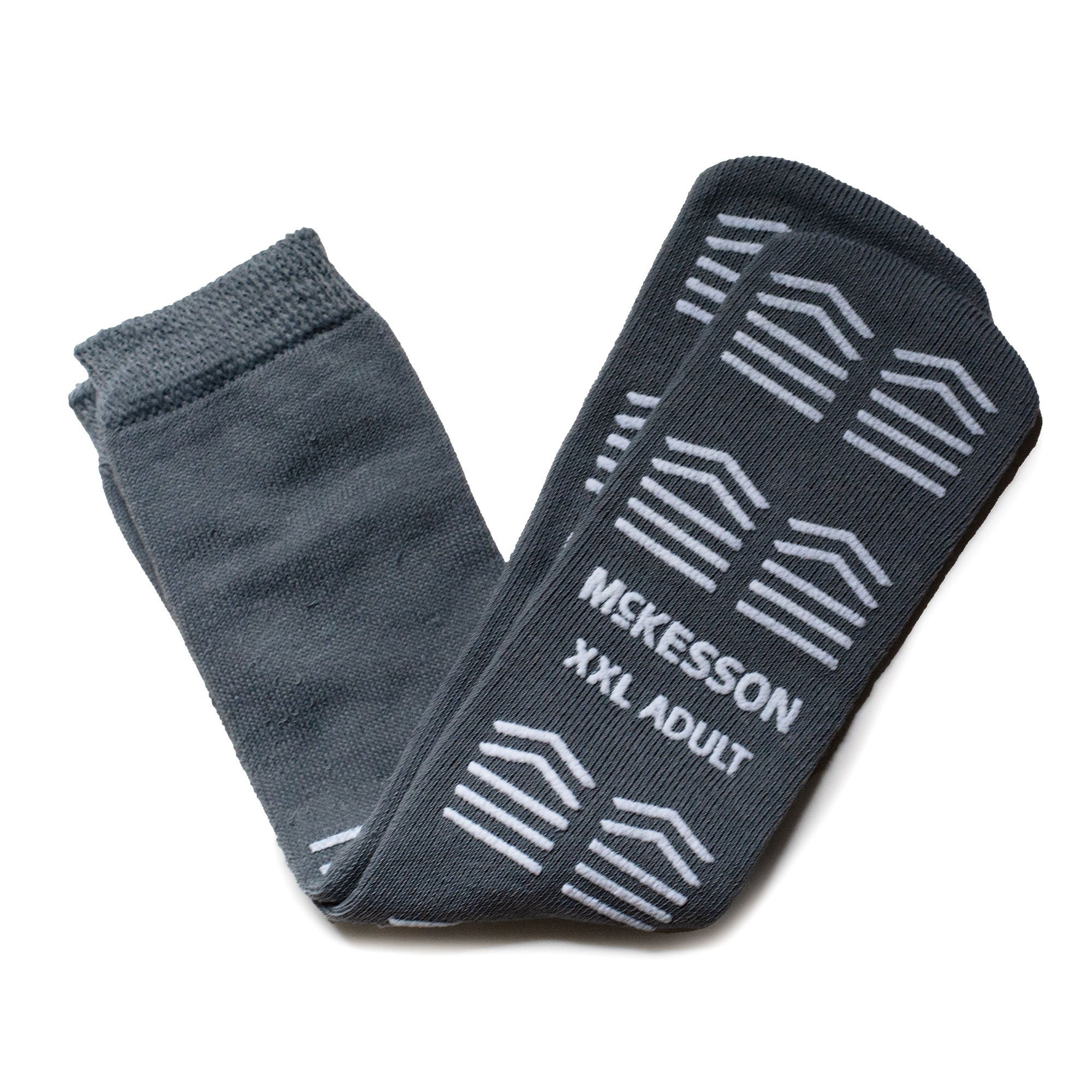 McKesson Slipper Socks, Double Tread, 2X-Large, Gray