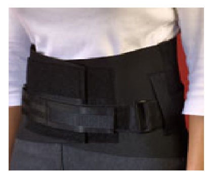 Medical Specialties BACK BRACE, BACK-N-BLK W/THERMOPLASTIC PCKT SM