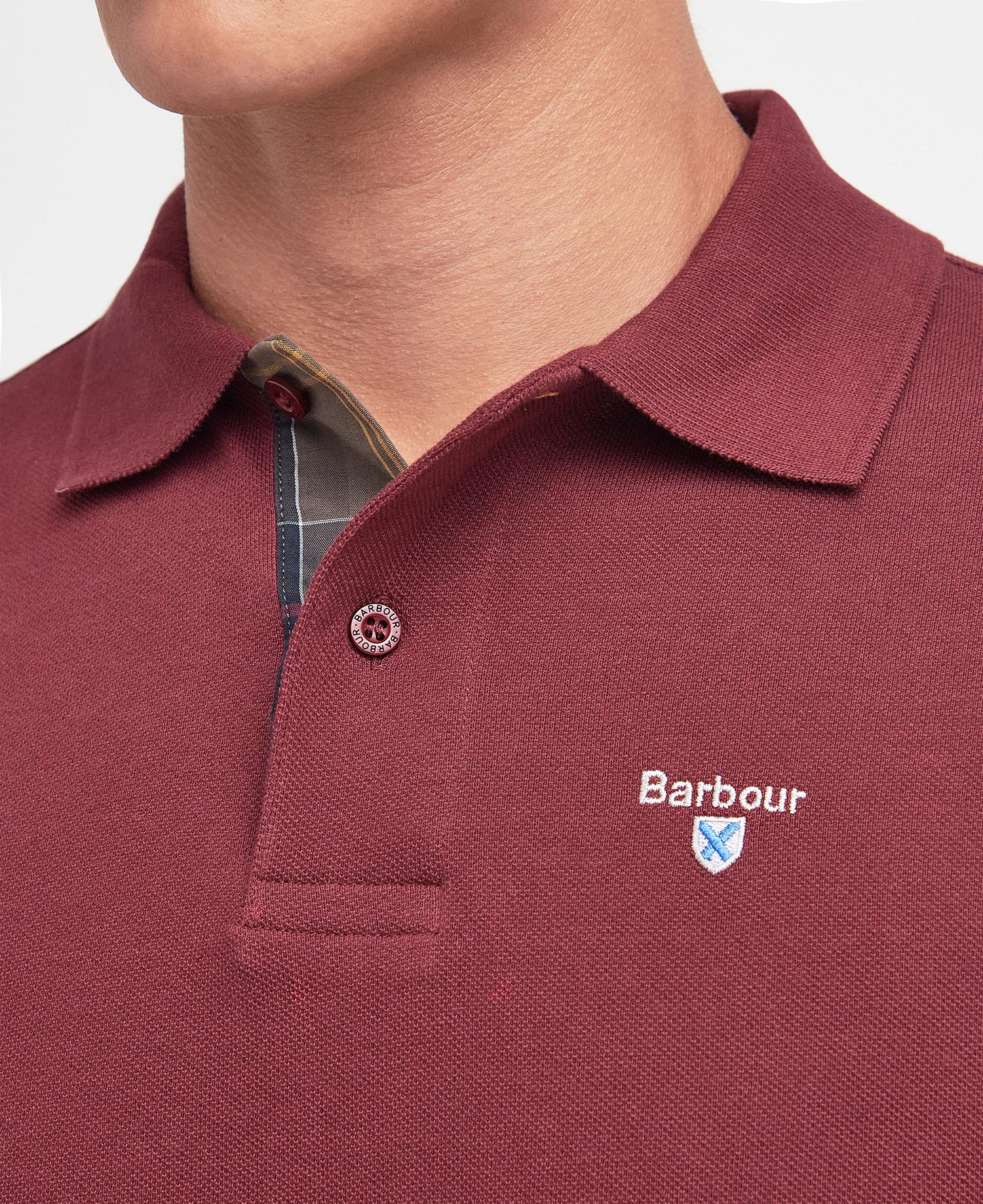 Tartan Pique Polo Shirt image number 4