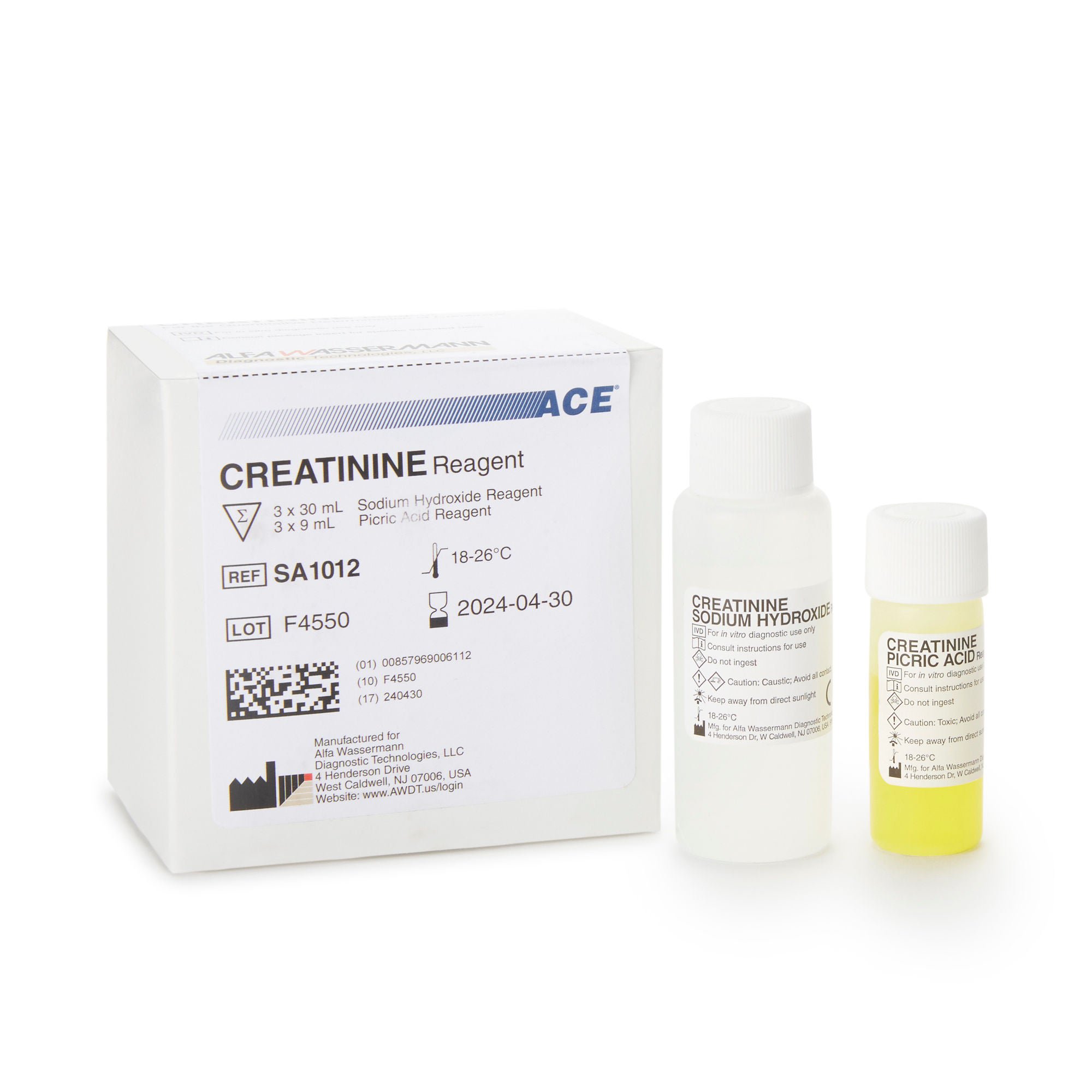 Ace® General Chemistry Reagent, Creatinine test