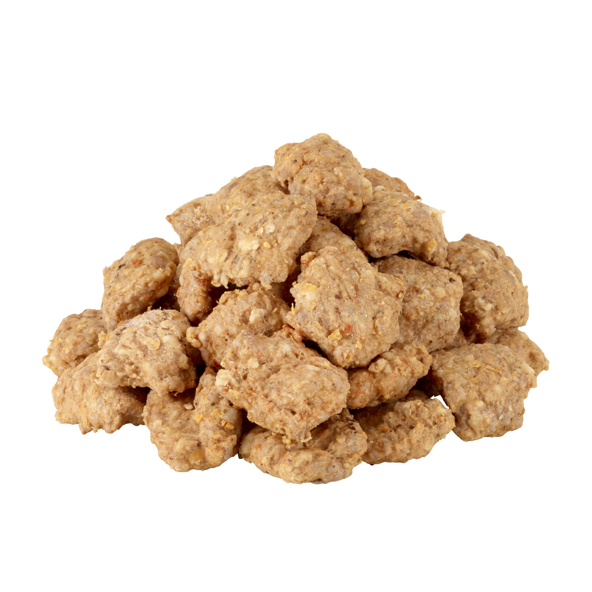 FONTANINI(r) Spicy Italian Sausage Topping, Cooked, Chunk, 3-5/oz, 3/5 lb . C1C0 - Front Center Out of Package (Hi Res)