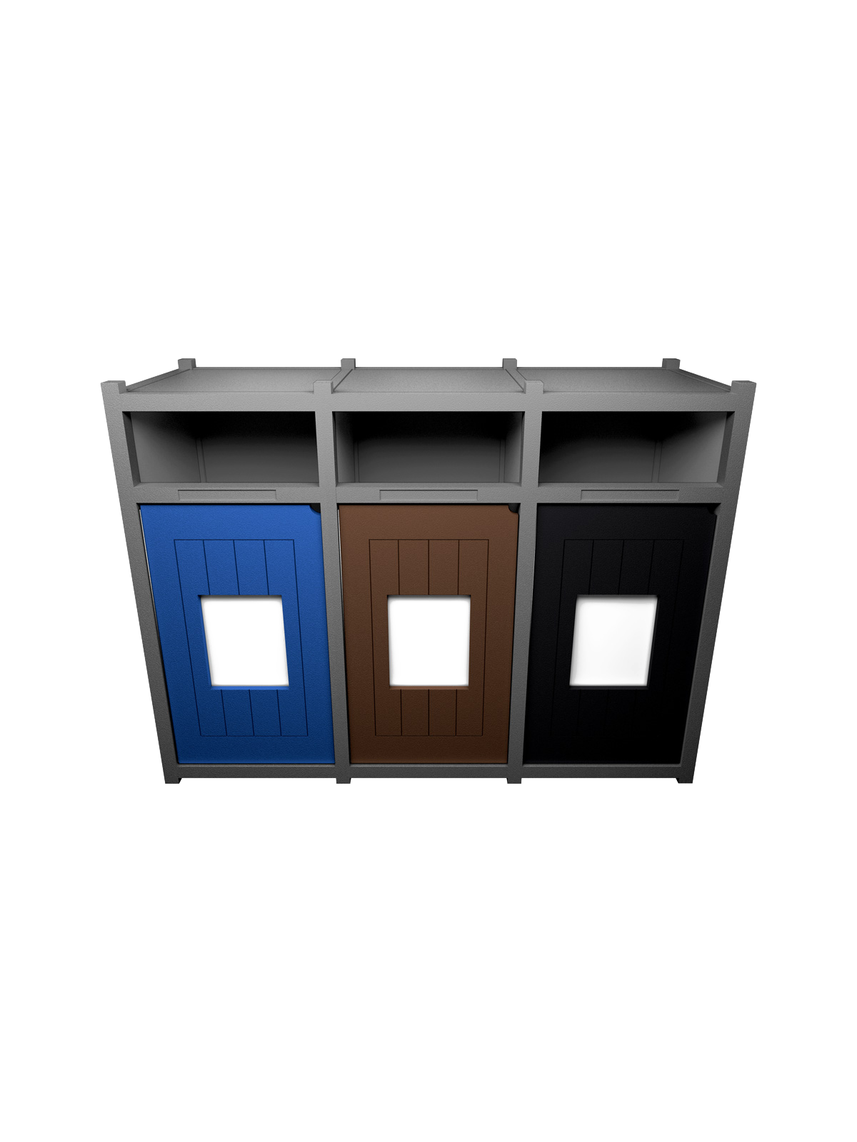 VISION – Triple – Unit – Full – Grey-Blue-Brown-Black