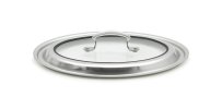 Miramar® glass lid for 12-inch oval au gratin food pan