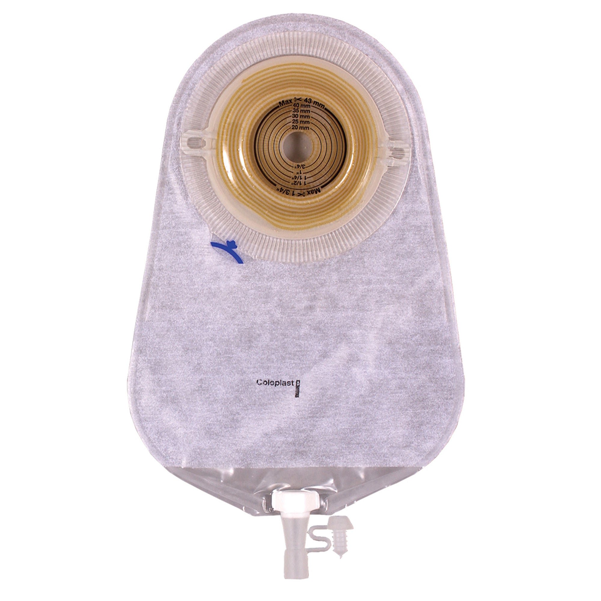 Assura® Deep Convex 1-Piece Transparent Urostomy Pouch, Cut to Fit 15 – 33mm