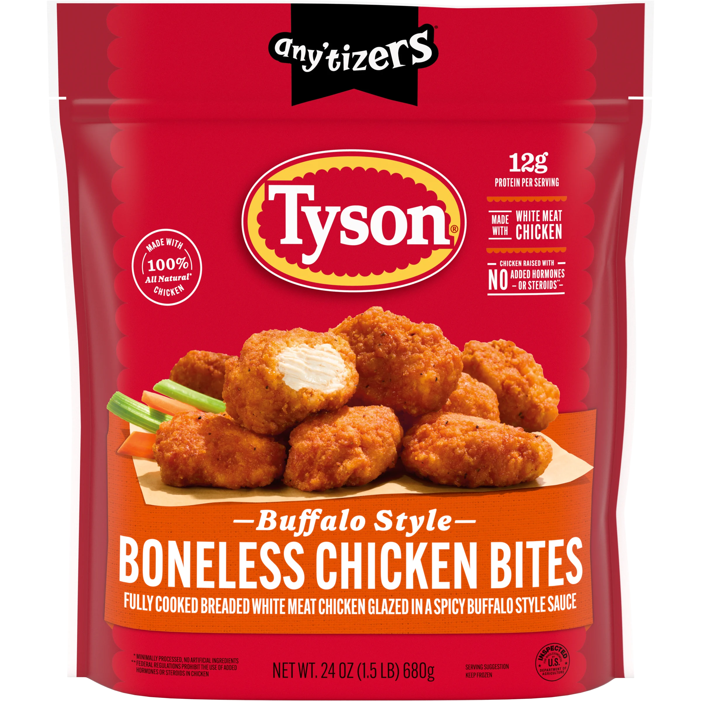 Any'tizers® Buffalo Style Boneless Chicken Bites