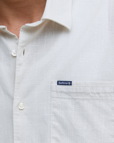 Pigment Dye Slub Short-Sleeved Shirt Oatmeal