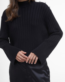 Della Cropped Jumper Classic Black