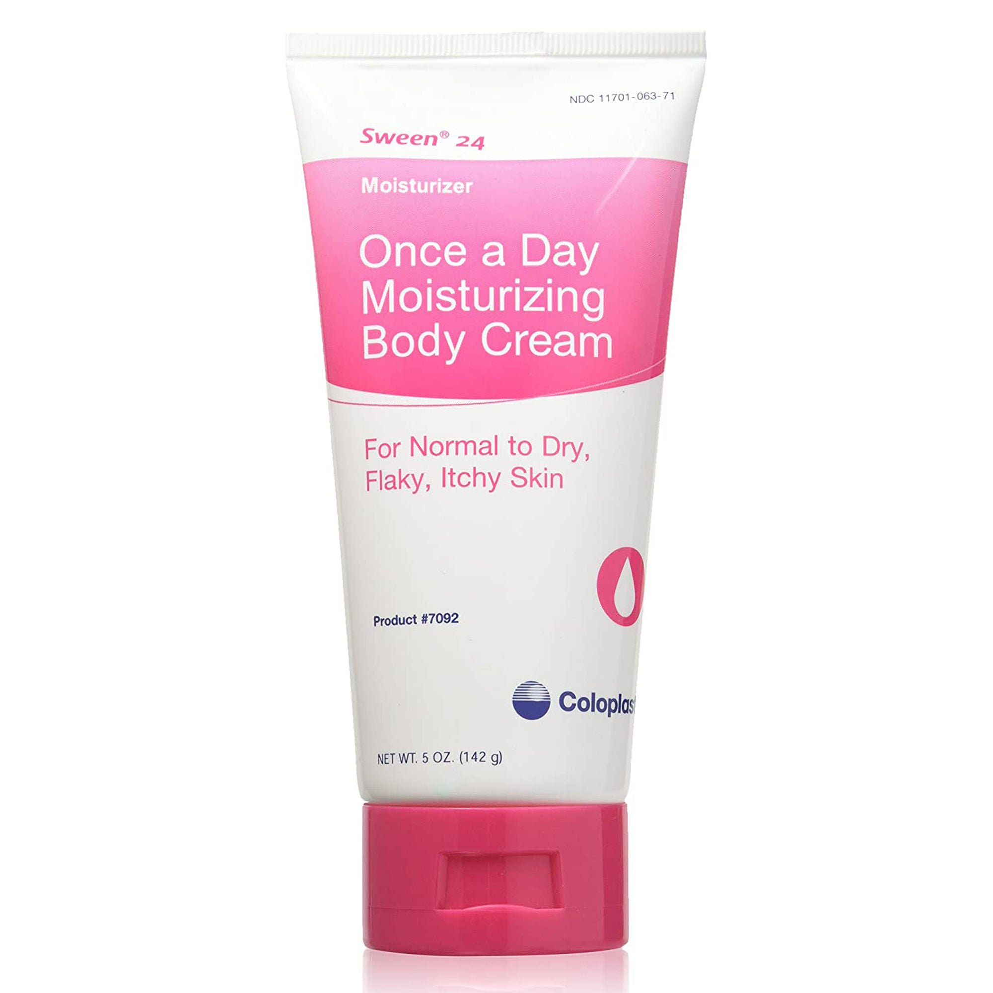 Sween® 24 Once a Day Moisturizing Body Cream for Flaky, Itchy Skin, 5-ounce tube