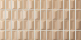 3D Bars Topaz 5×10 Diamond Decorative Tile Matte