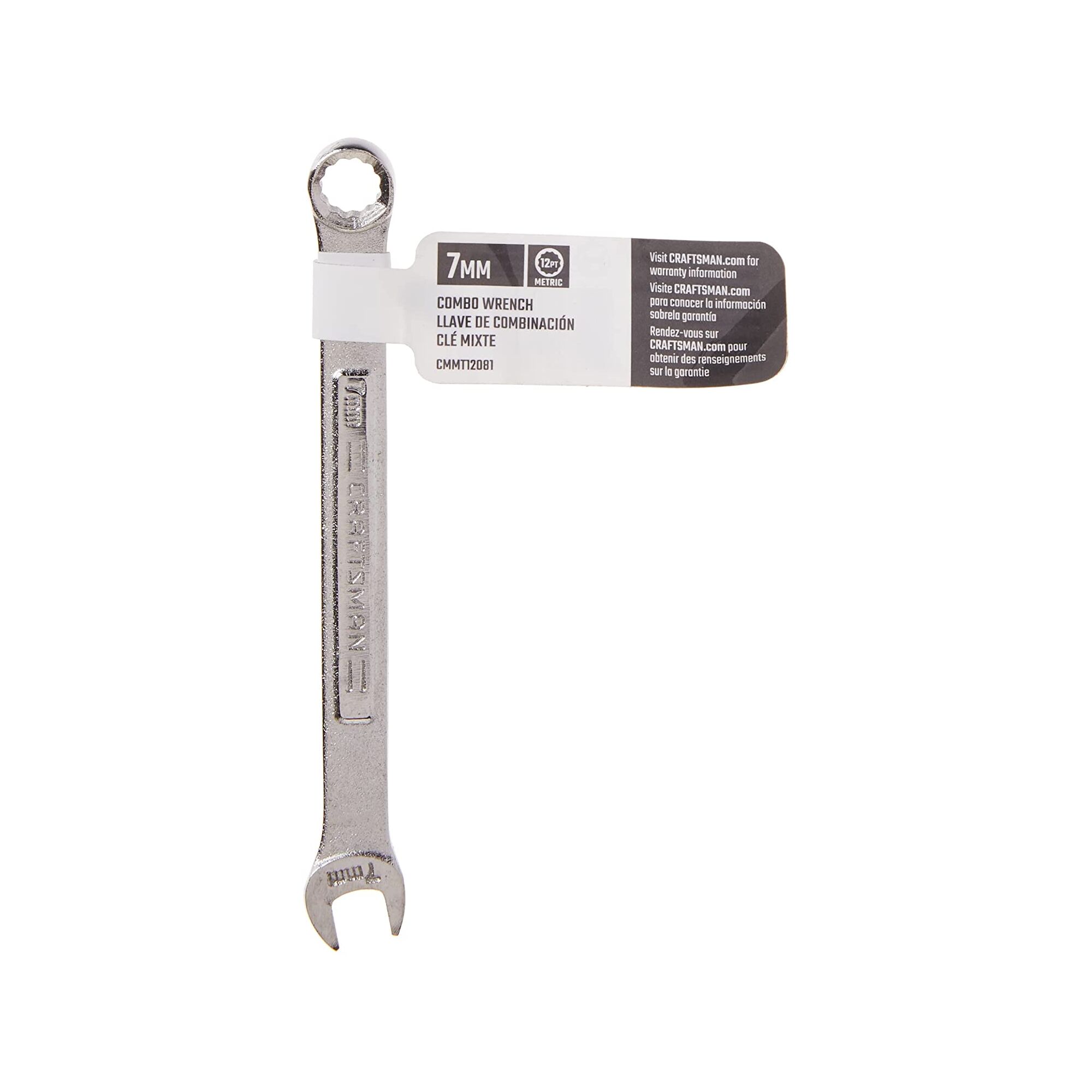 View of CRAFTSMAN Wrenches: Combination packaging
