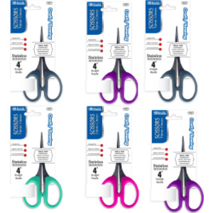 Craft and Sewing Detail Scissors, 4 in, 6-Pack
