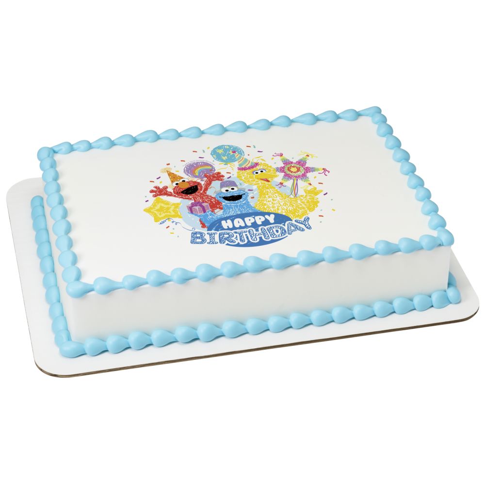 Image Cake Sesame Street® Happy Birthday