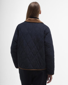 Emilia Quilted Jacket Dark Navy/Sky Dress Tartan
