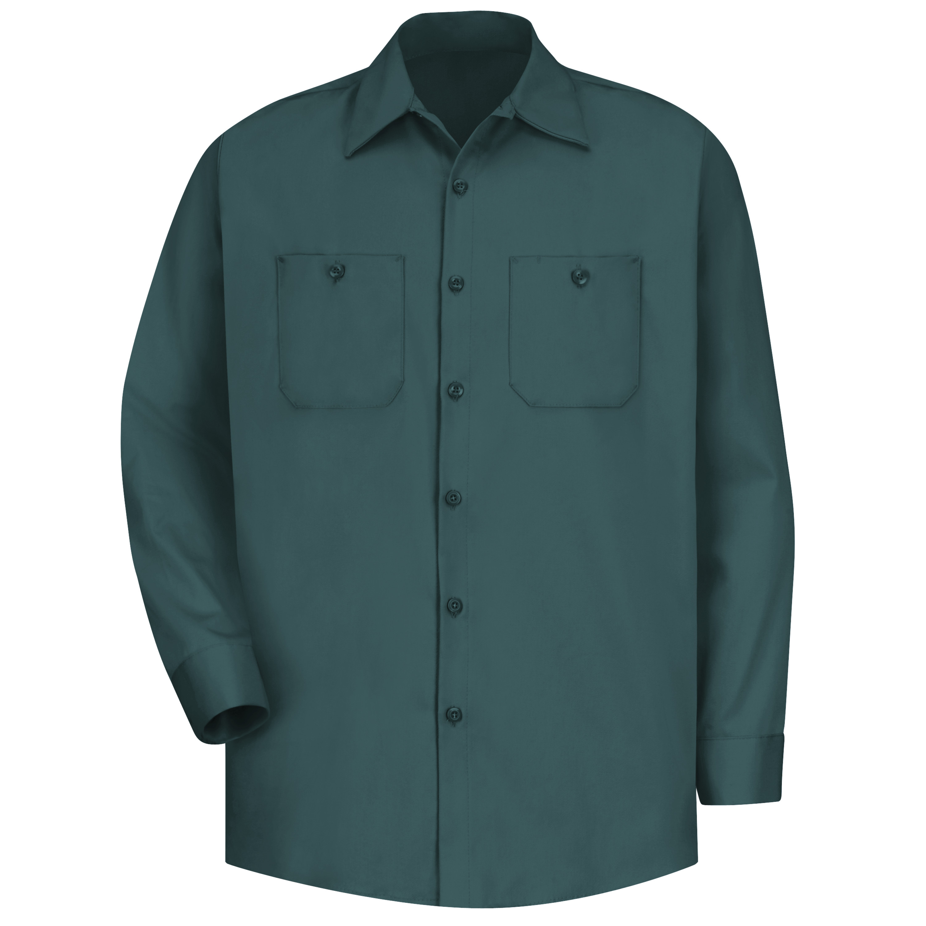 Red Kap Men's Long Sleeve Wrinkle-Resistant Cotton Work Shirt - Picture 30 of 37