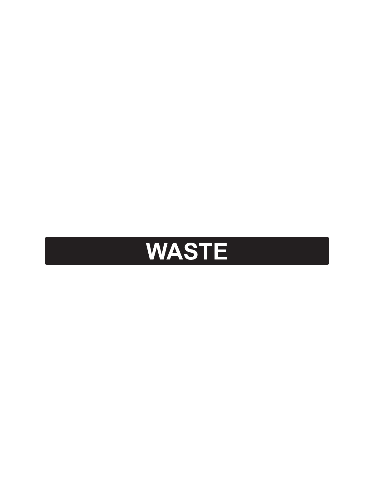 OCTO – Label – Waste – Black