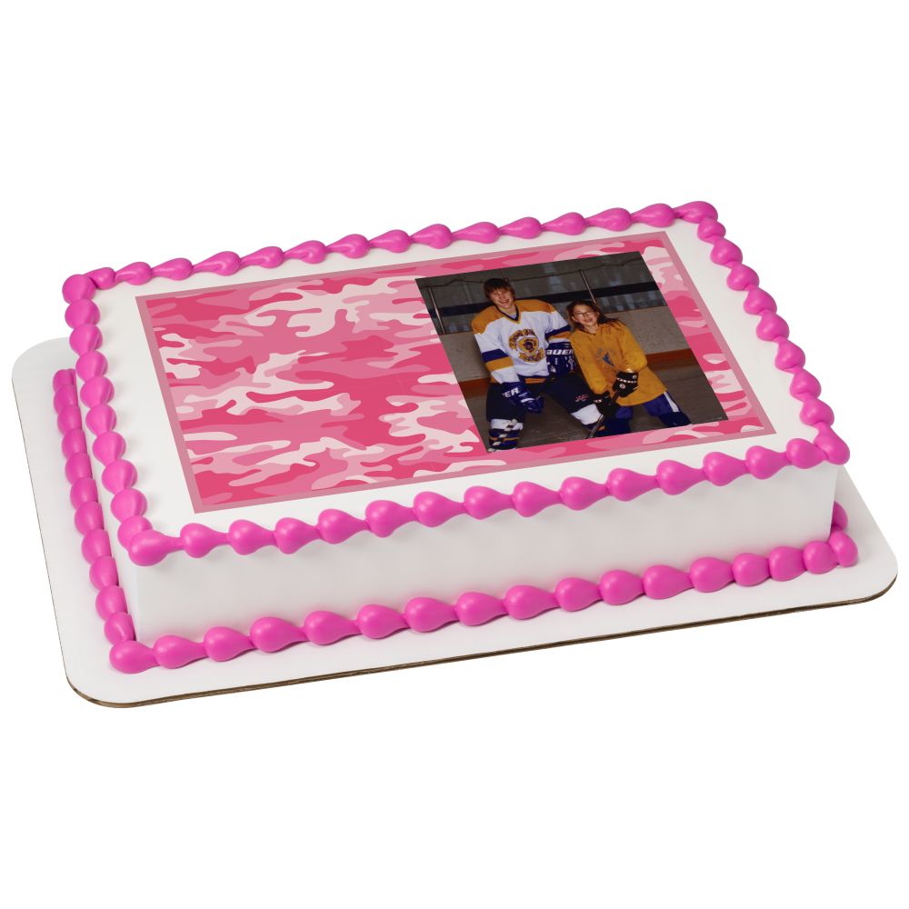 Image Cake Pink Camo Hunting