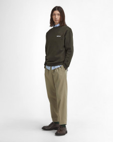 Felpa girocollo oversize in cotone spazzolato Nicholas 