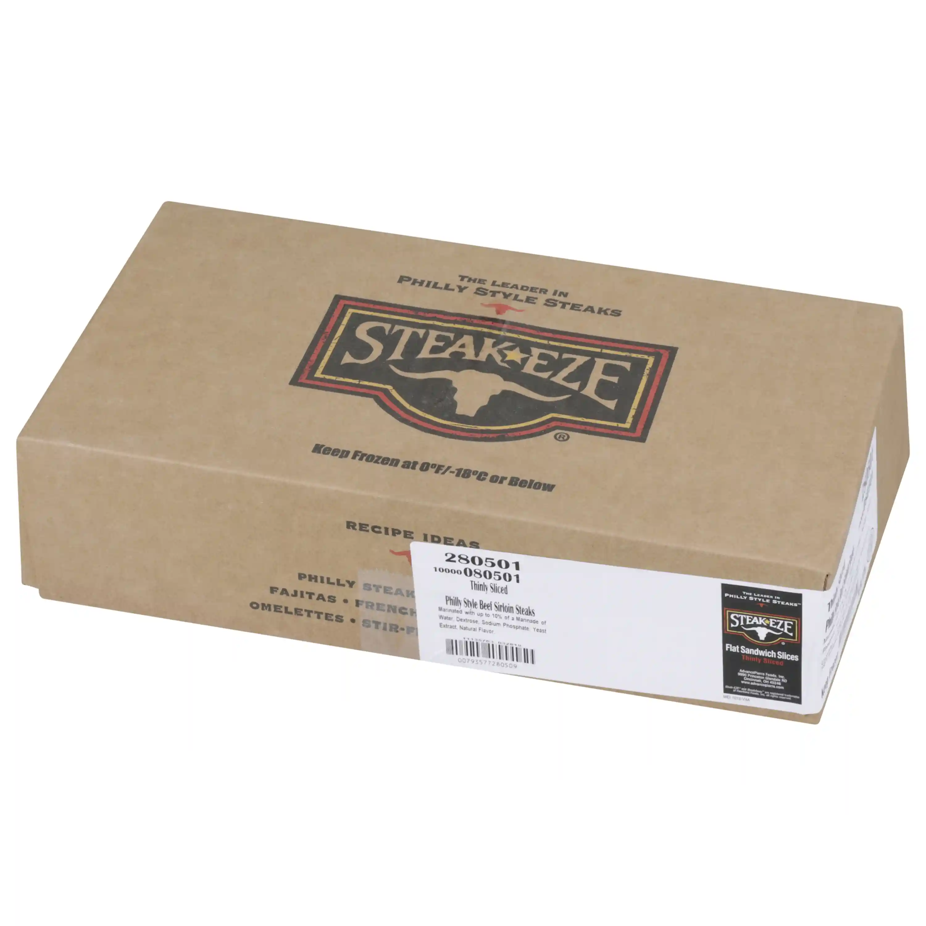 Steak-EZE® Traditional Beef Sirloin Flat Steak, Lightly Marinated, 5 oz_image_5