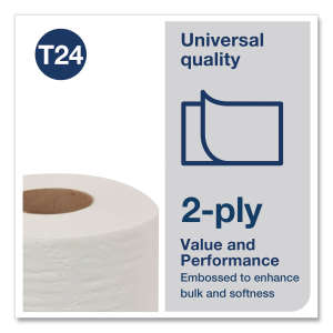 Tork, T24 Universal, 2 ply, 3.96in Bath Tissue